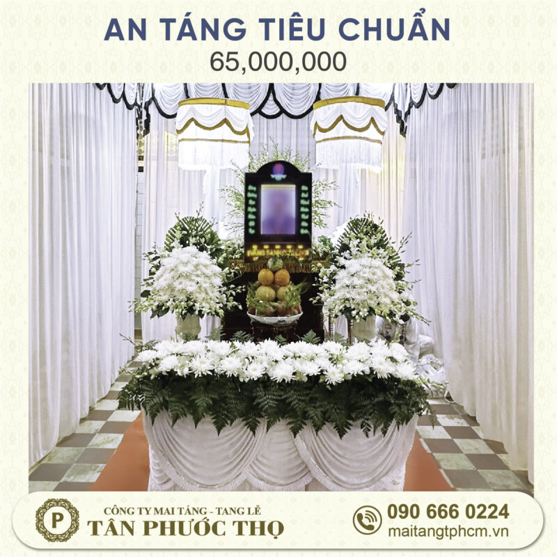 gói dịch vụ an táng tiêu chuẩn dịch vụ mai táng trọn gói tang lễ trọn gói