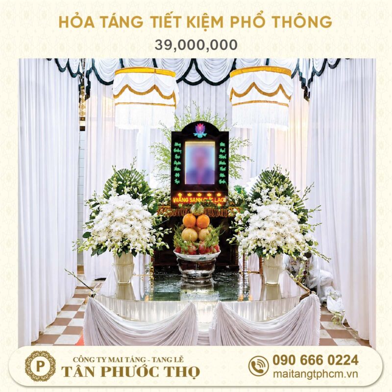 gói hoả táng tiết kiệm phổ thông